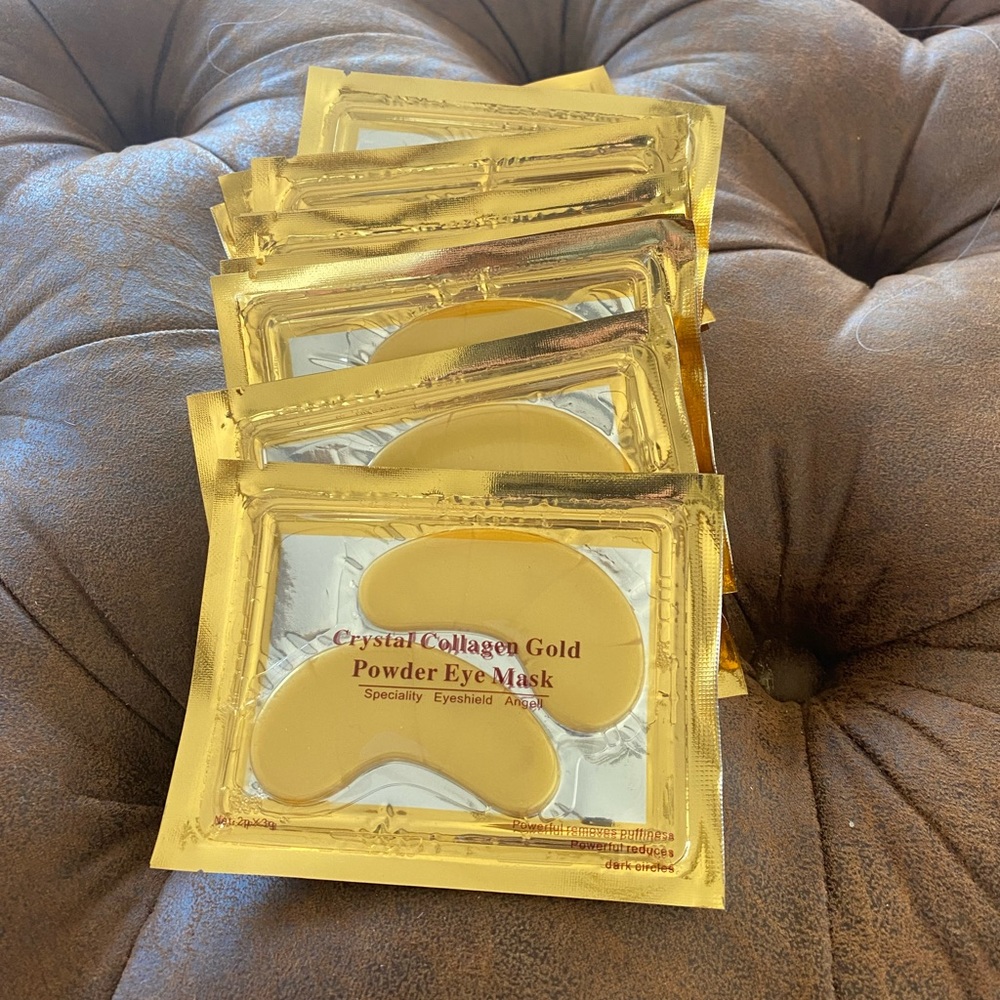 20 Gold Crystal Collagen Eye Masks